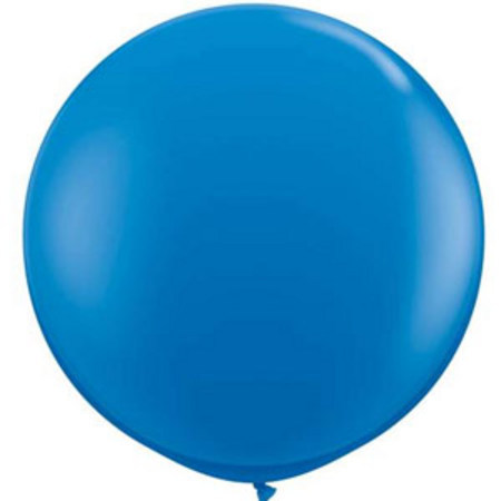 Round Latex Balloon ~ Dark Blue (Float time 48 hrs)